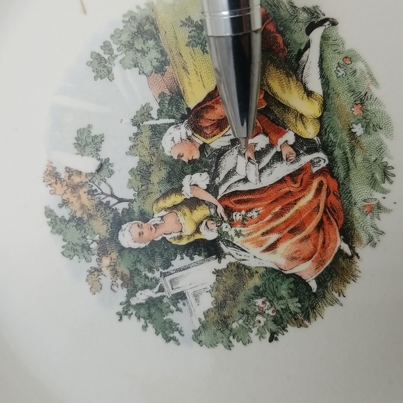 Sebring Chantilly George & Martha Washington Soup Bowls - Picture 13 of 16